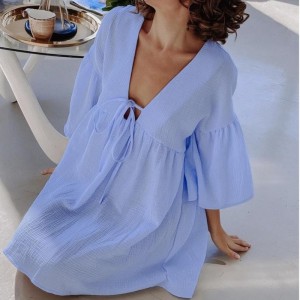 Cotton pajamas pajamas casual loose fitting home pajamas